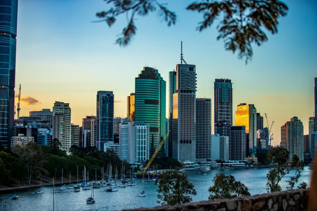 city with waterfront